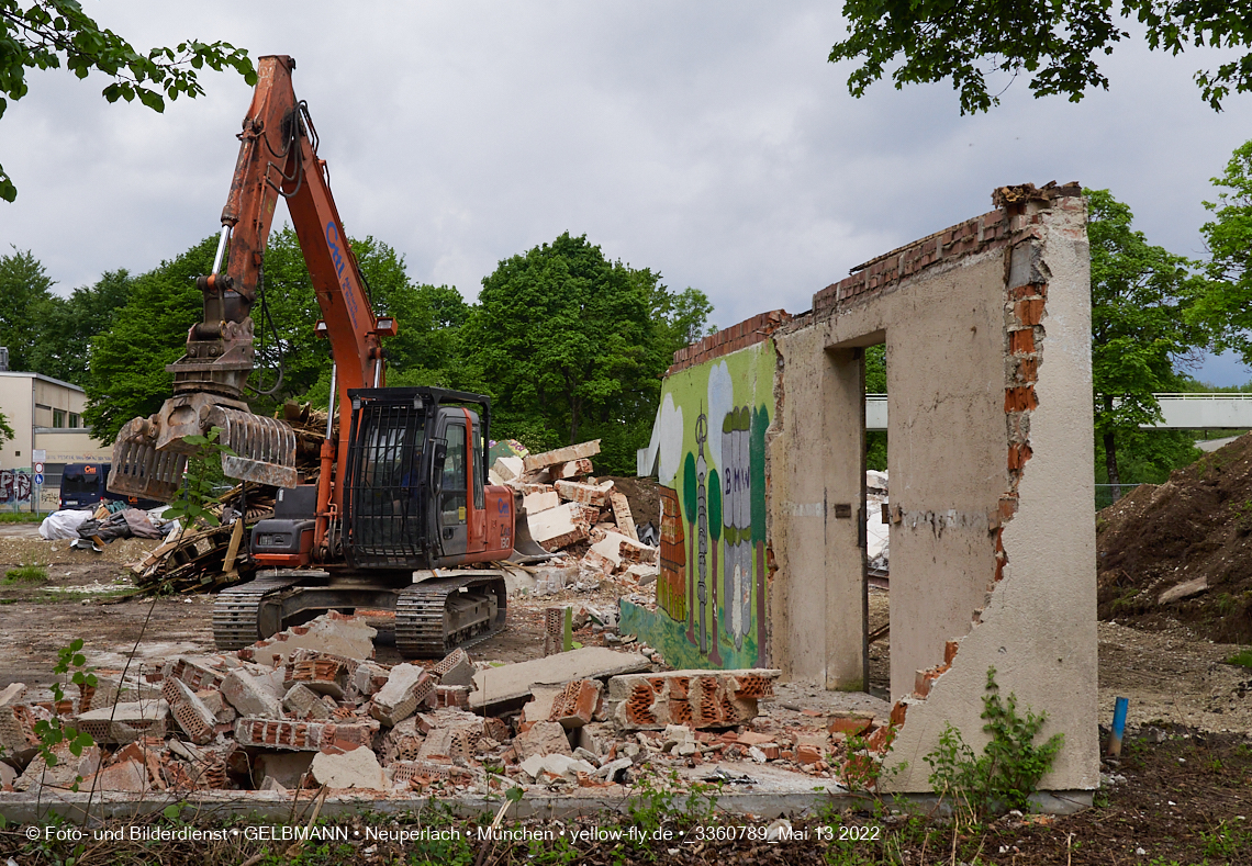 13.05.2022 - Baustelle am Haus für Kinder in Neuperlach